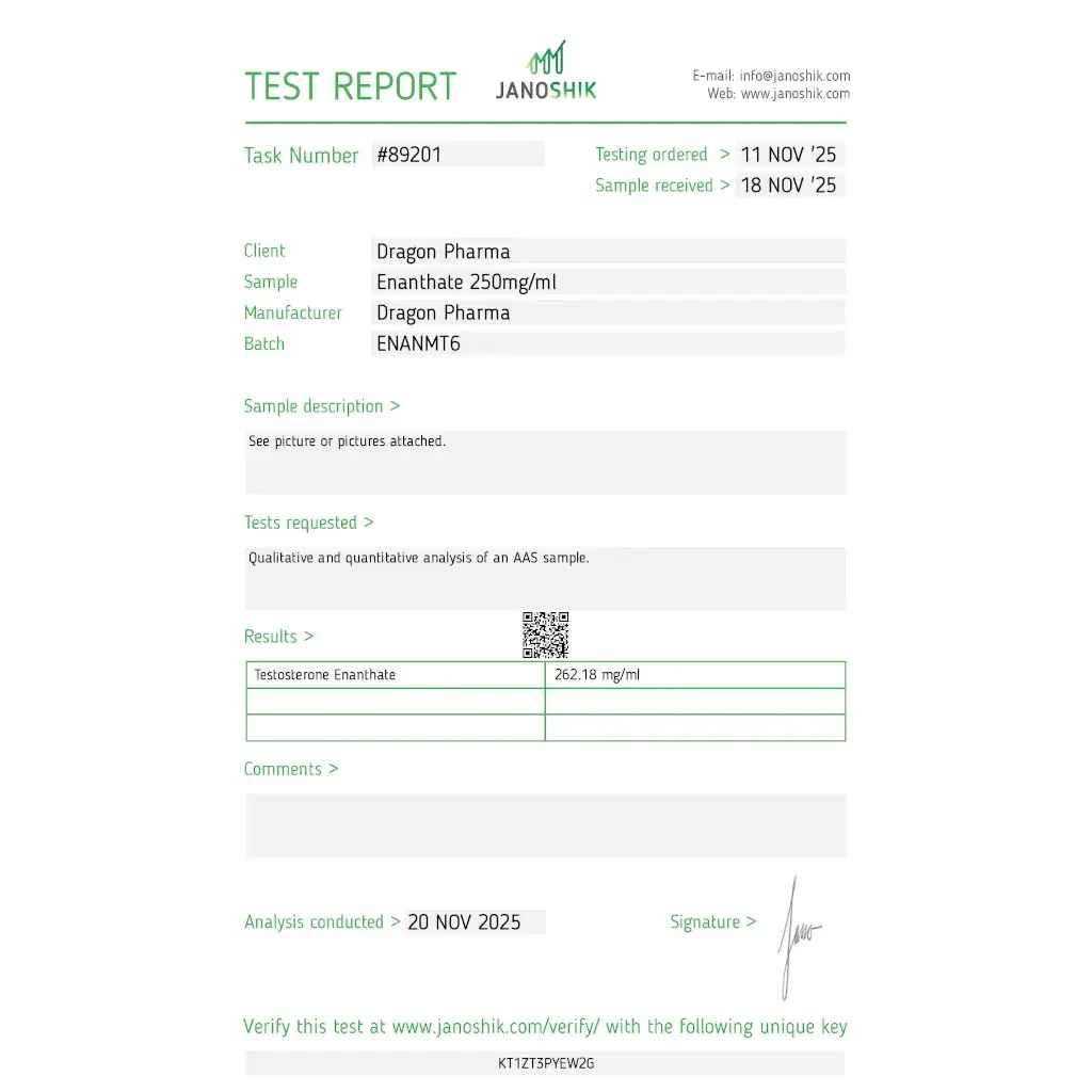 Enantat 250 lab result 2025-11-20